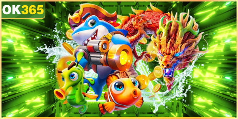 Bắn Cá 5 Sao – Trải Nghiệm Giải Trí Kịch Tính Tại OK365 Game có đồ họa nét, hiệu ứng hình ảnh cực đẹp